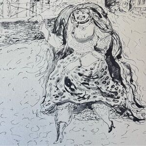 Gino Bonichi SCIPIONE 1930 Study for a Courtesan Fine Art Print Vintage Original